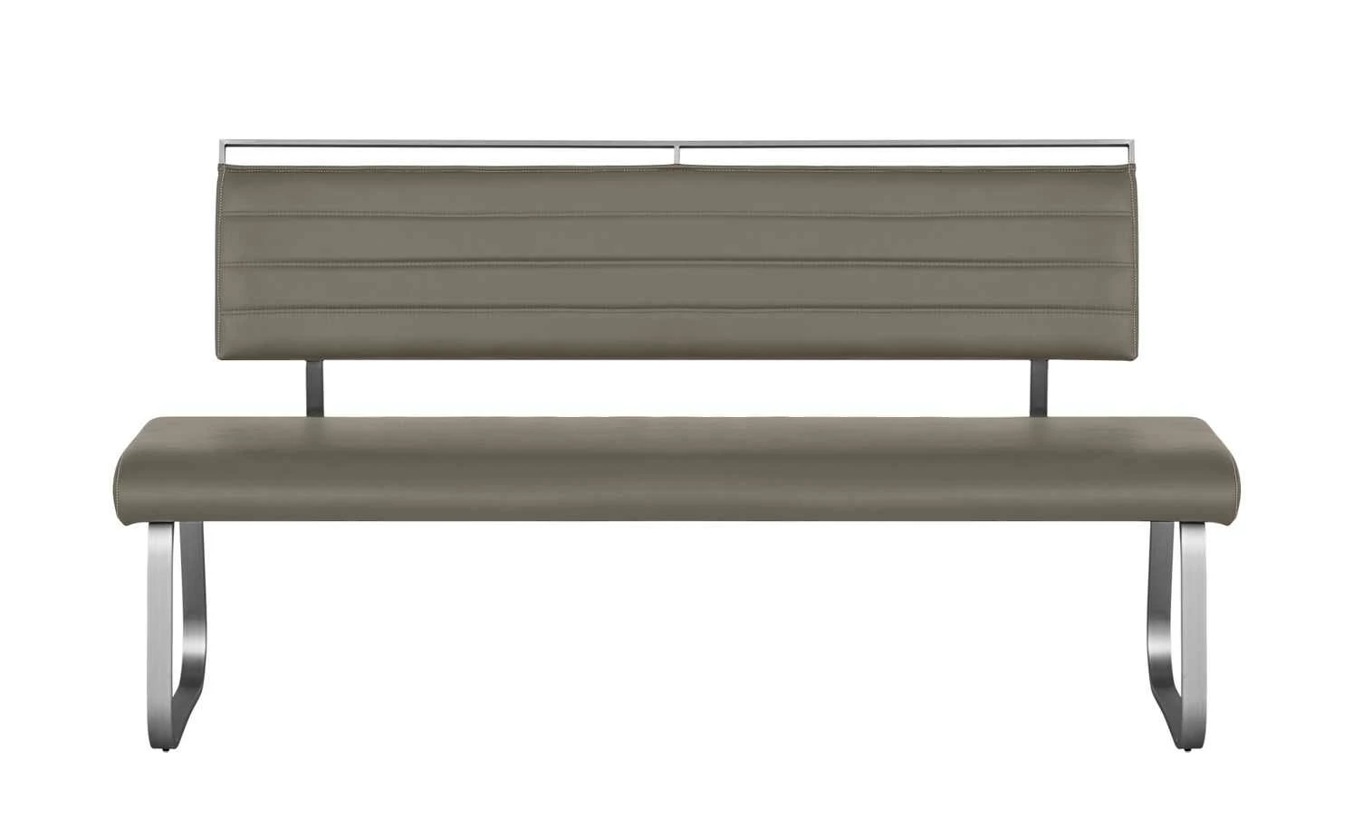 uno Kunstleder-Polsterbank Edita | 155|cm Cappuccino (Braun) 2 uno Kunstleder-Polsterbank Edita | 155|cm Cappuccino (Braun) – Bild 2