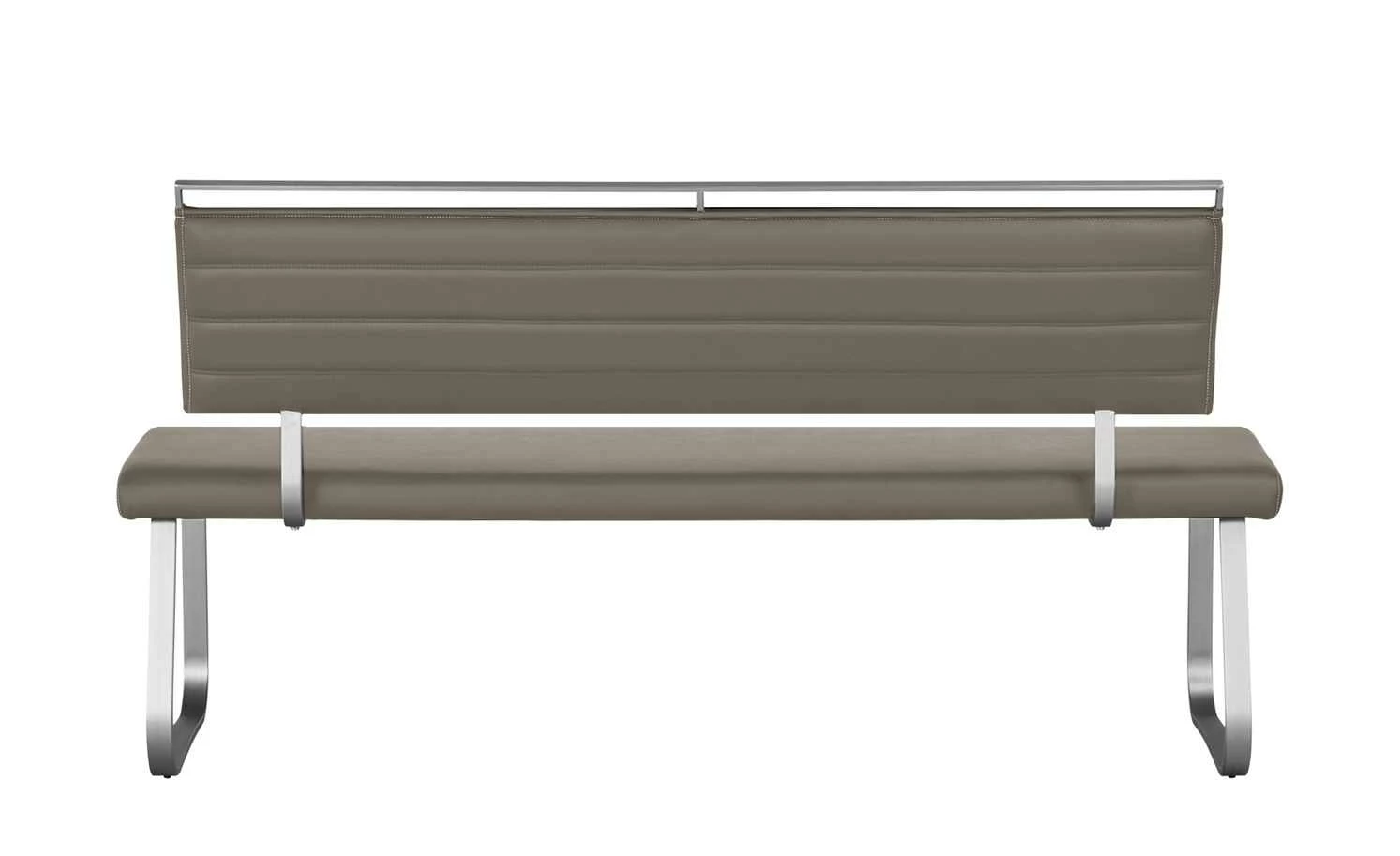 uno Kunstleder-Polsterbank Edita | 155|cm Cappuccino (Braun) 5 uno Kunstleder-Polsterbank Edita | 155|cm Cappuccino (Braun) – Bild 5