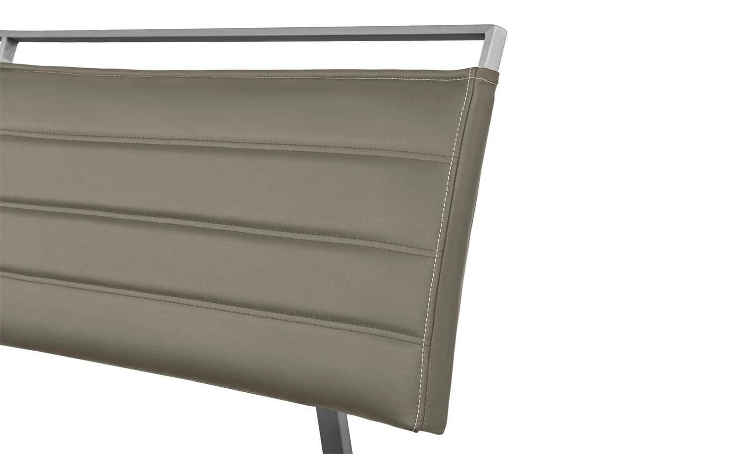 uno Kunstleder-Polsterbank Edita | 155|cm Cappuccino (Braun) 7 uno Kunstleder-Polsterbank Edita | 155|cm Cappuccino (Braun) – Bild 7