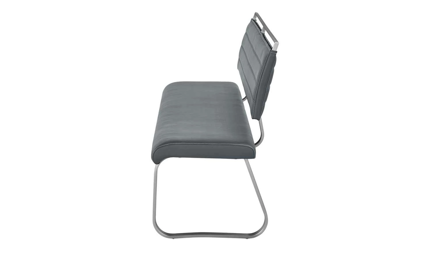 uno Kunstleder-Polsterbank Edita | 155|cm Grau 6 uno Kunstleder-Polsterbank Edita | 155|cm Grau – Bild 6