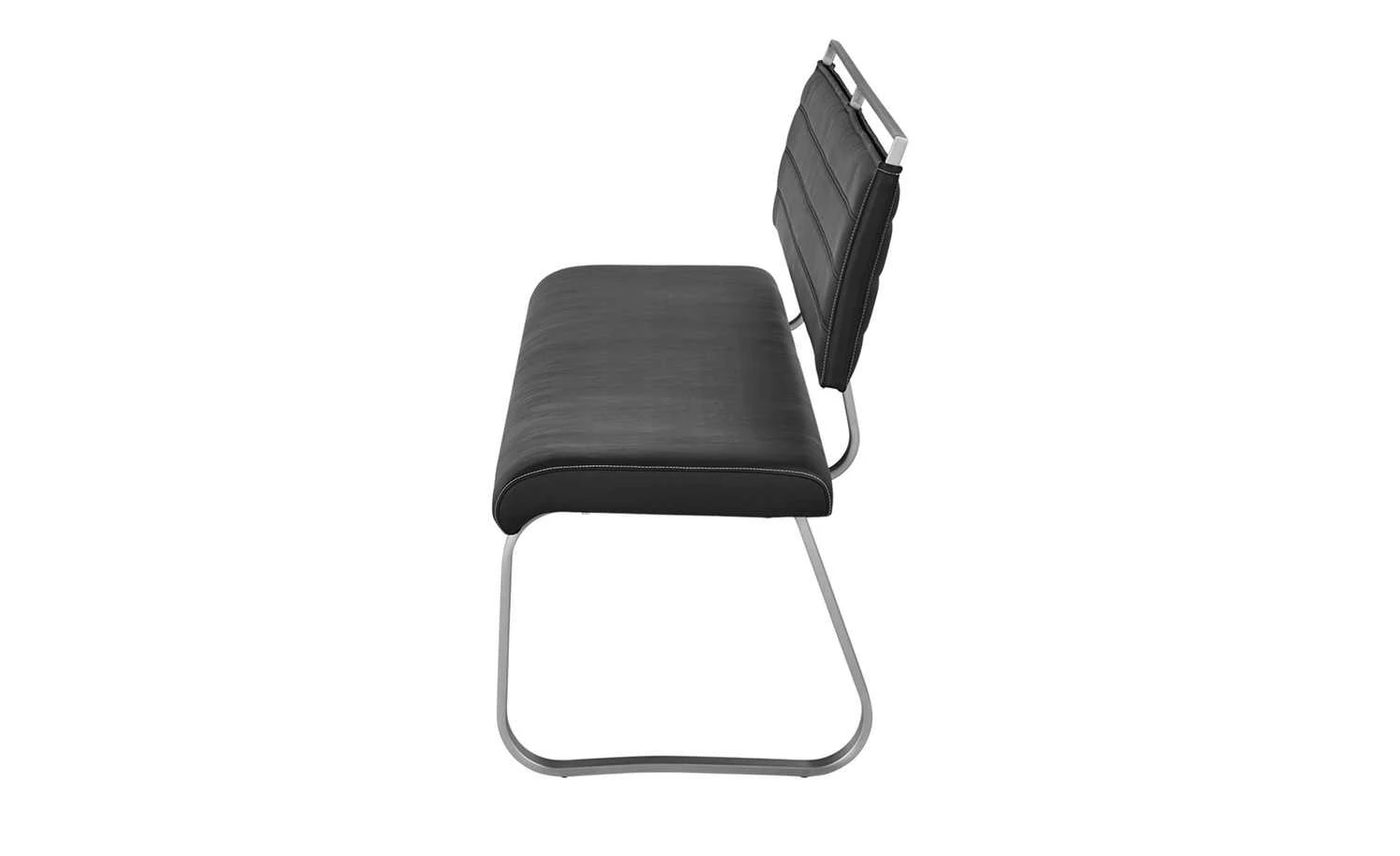 uno Kunstleder-Polsterbank Edita | 155|cm Schwarz 8 uno Kunstleder-Polsterbank Edita | 155|cm Schwarz – Bild 8