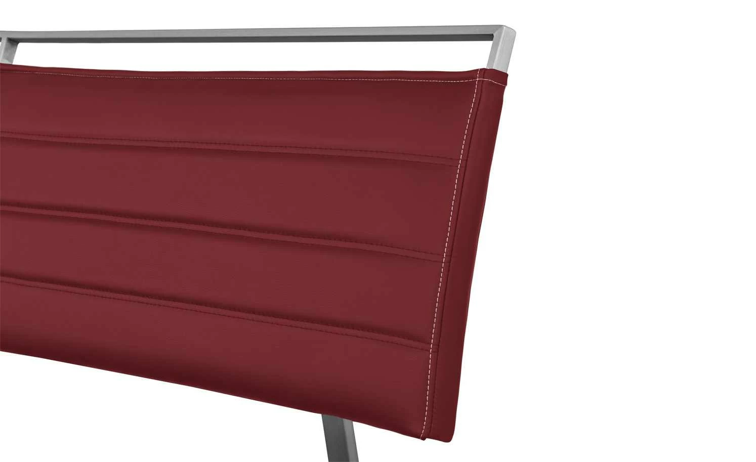 uno Kunstleder-Polsterbank Edita | 175|cm Bordeaux (Rot) 7 uno Kunstleder-Polsterbank Edita | 175|cm Bordeaux (Rot) – Bild 7