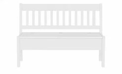 maison bleue Sitzbank mit Stauraum massiv Bendix | Weiß 130,9|cm Nein -Bänke Verkaufsladen 13308207 6 202102231239