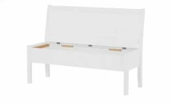 maison bleue Sitzbank mit Stauraum massiv Bendix | Weiß 130,9|cm Nein -Bänke Verkaufsladen 13308207 7 202102231239