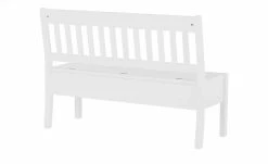 maison bleue Sitzbank mit Stauraum massiv Bendix | Weiß 130,9|cm Nein -Bänke Verkaufsladen 13308207 9 202102231239