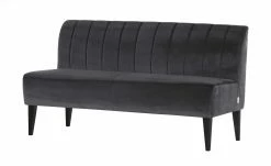 Speisesofa Hearty | Anthrazit 2-Sitzer