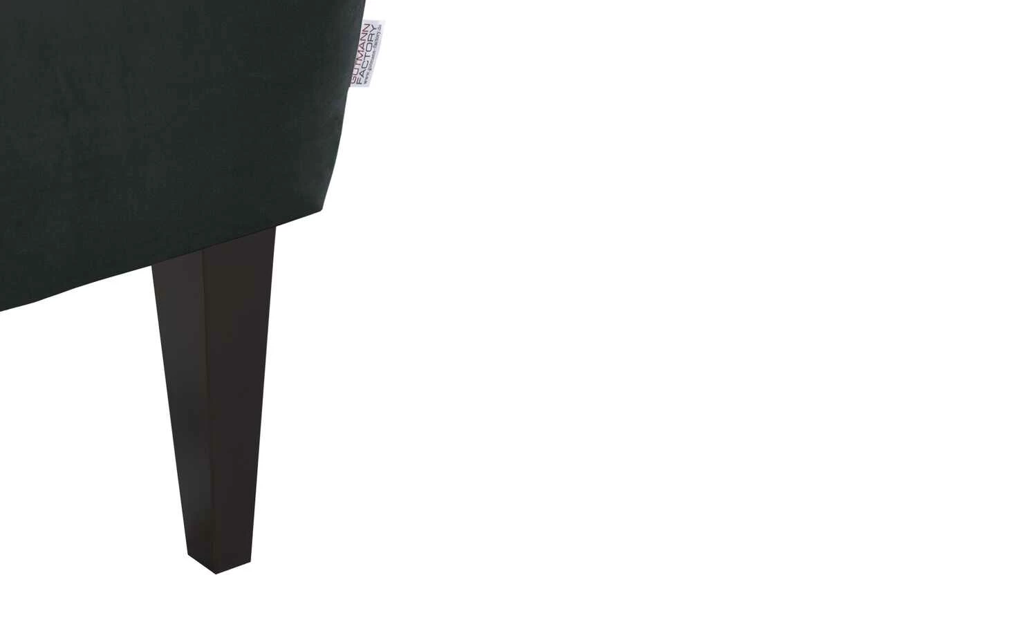 Speisesofa Hearty | Schwarz 2-Sitzer 2 Speisesofa Hearty | Schwarz 2-Sitzer – Bild 2