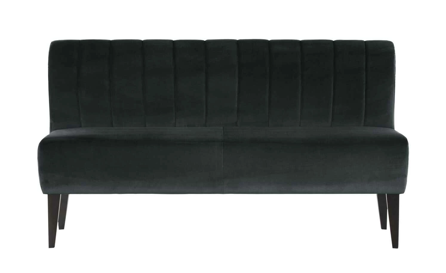 Speisesofa Hearty | Schwarz 2-Sitzer 3 Speisesofa Hearty | Schwarz 2-Sitzer – Bild 3