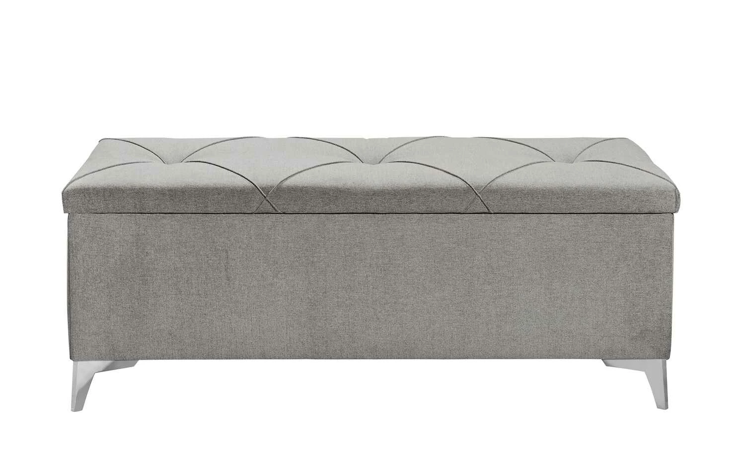 meinBett Bettbank mit Stauraum Chester | Grau 4 meinBett Bettbank mit Stauraum Chester | Grau – Bild 4