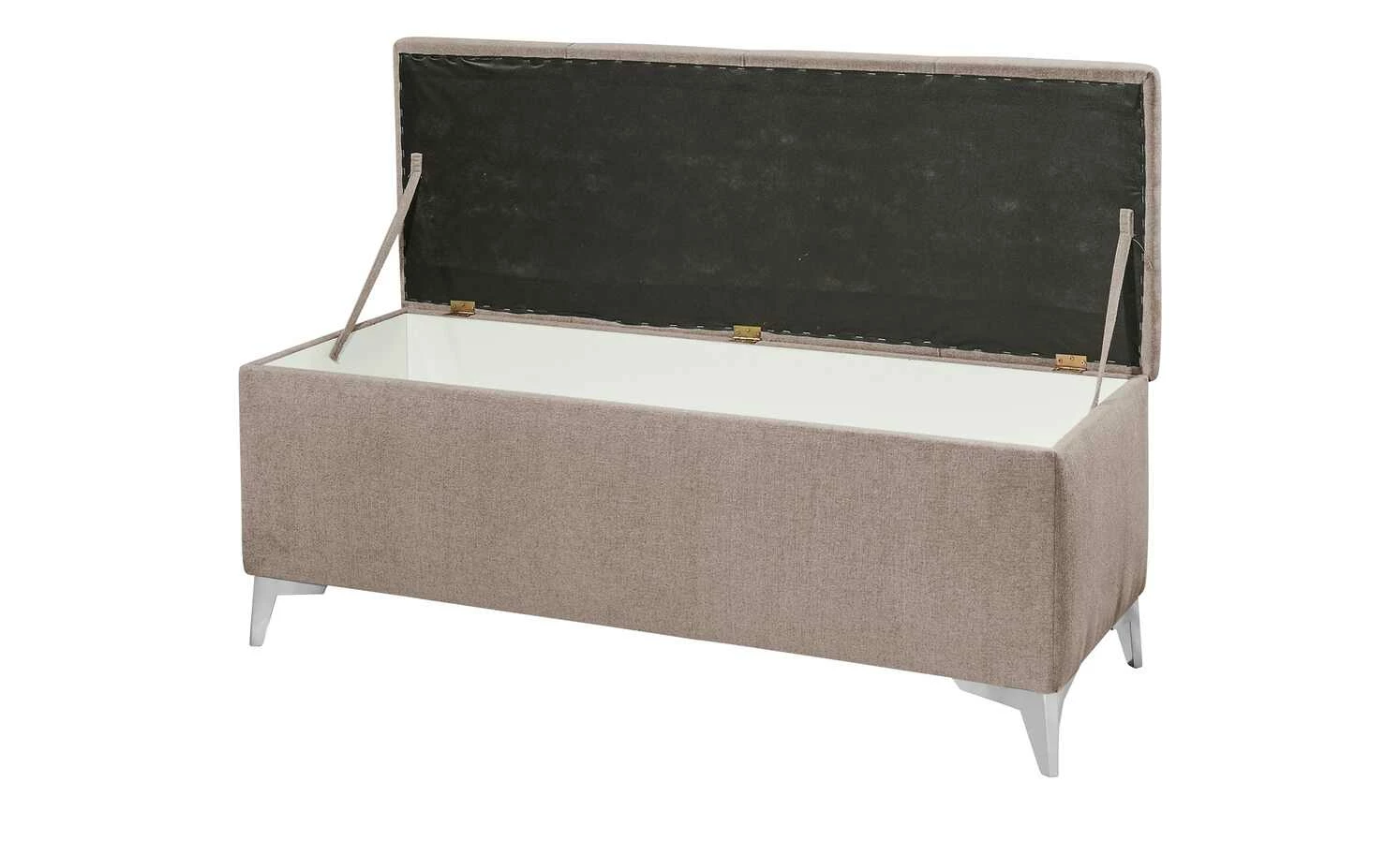 meinBett Bettbank mit Stauraum Chester | Sand (Dunkelbeige) 4 meinBett Bettbank mit Stauraum Chester | Sand (Dunkelbeige) – Bild 4