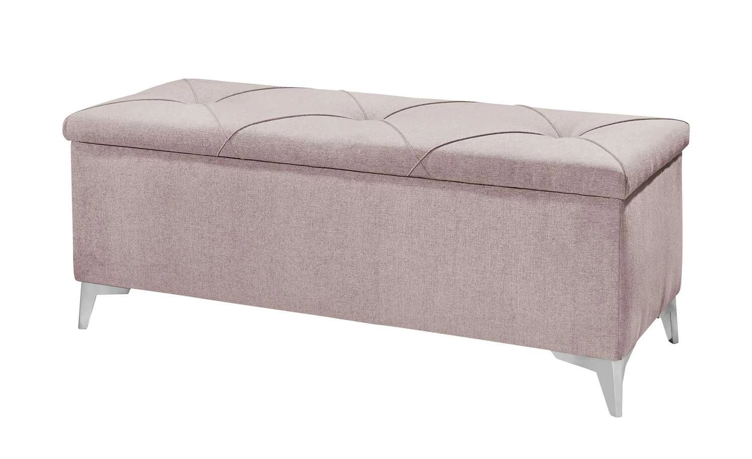 meinBett Bettbank mit Stauraum Chester | Altrosa 2 meinBett Bettbank mit Stauraum Chester | Altrosa – Bild 2