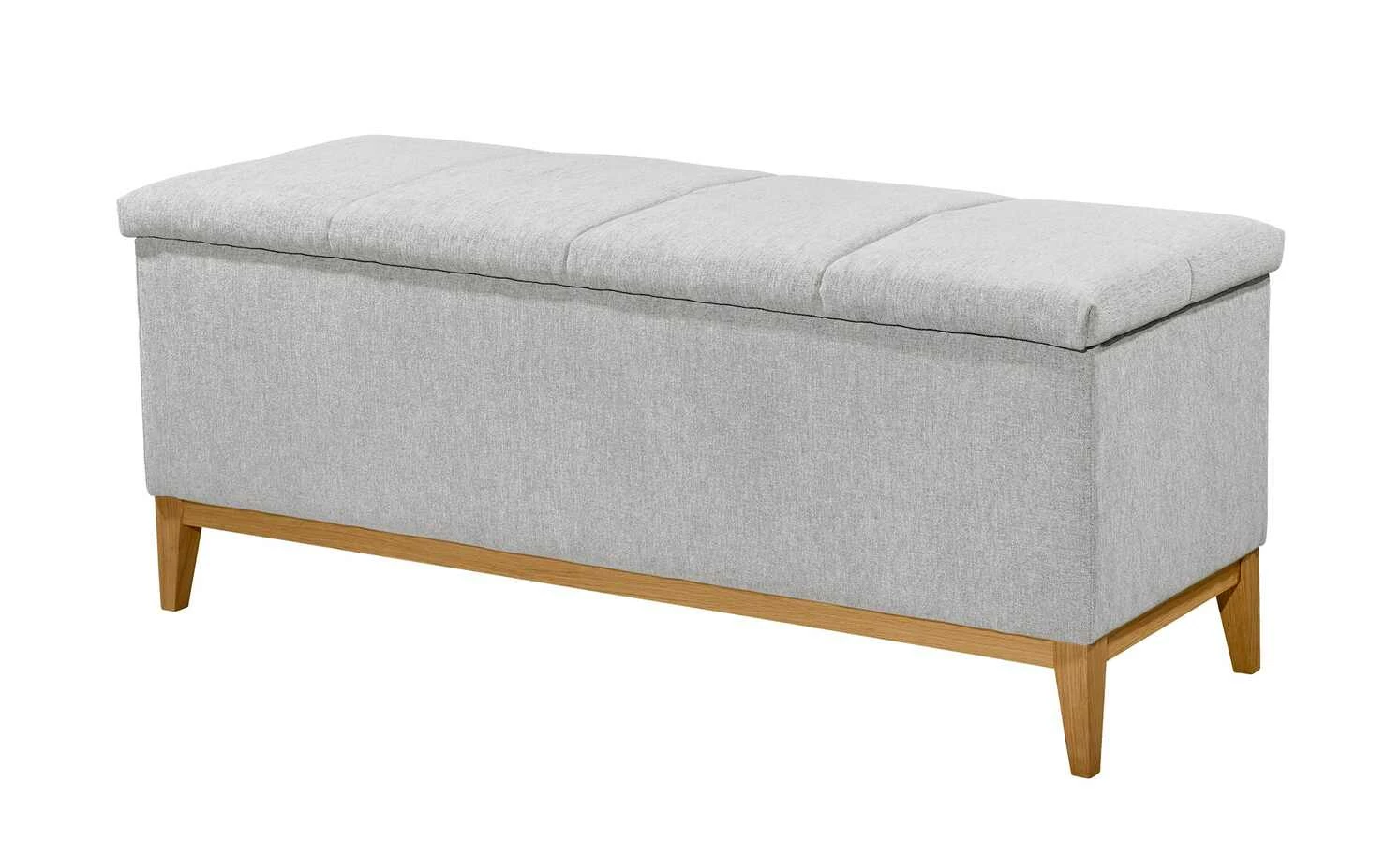 uno Bettbank mit Stauraum Eleonor | Hellgrau 2 uno Bettbank mit Stauraum Eleonor | Hellgrau – Bild 2