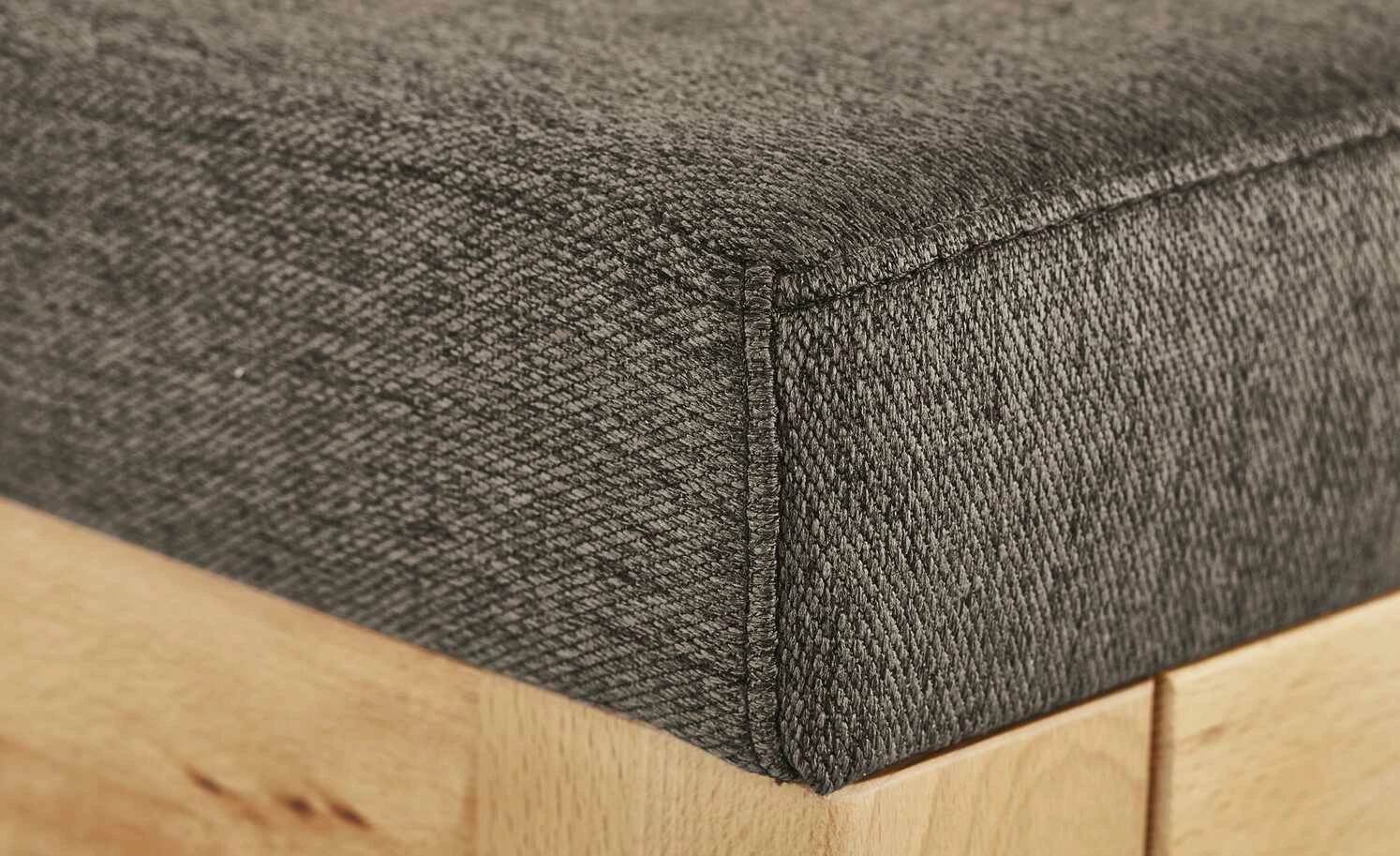 Woodford Polster-Sitzbank massiv Melia | Walnut (Braun) Kernbuche 130|cm 6 Woodford Polster-Sitzbank massiv Melia | Walnut (Braun) Kernbuche 130|cm – Bild 6