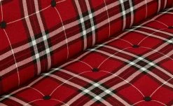 switch Küchensofa Webstoff Astonia | Kariert (Rot / Schwarz / Weiß) 160|cm -Bänke Verkaufsladen 14303899 3 202107221304