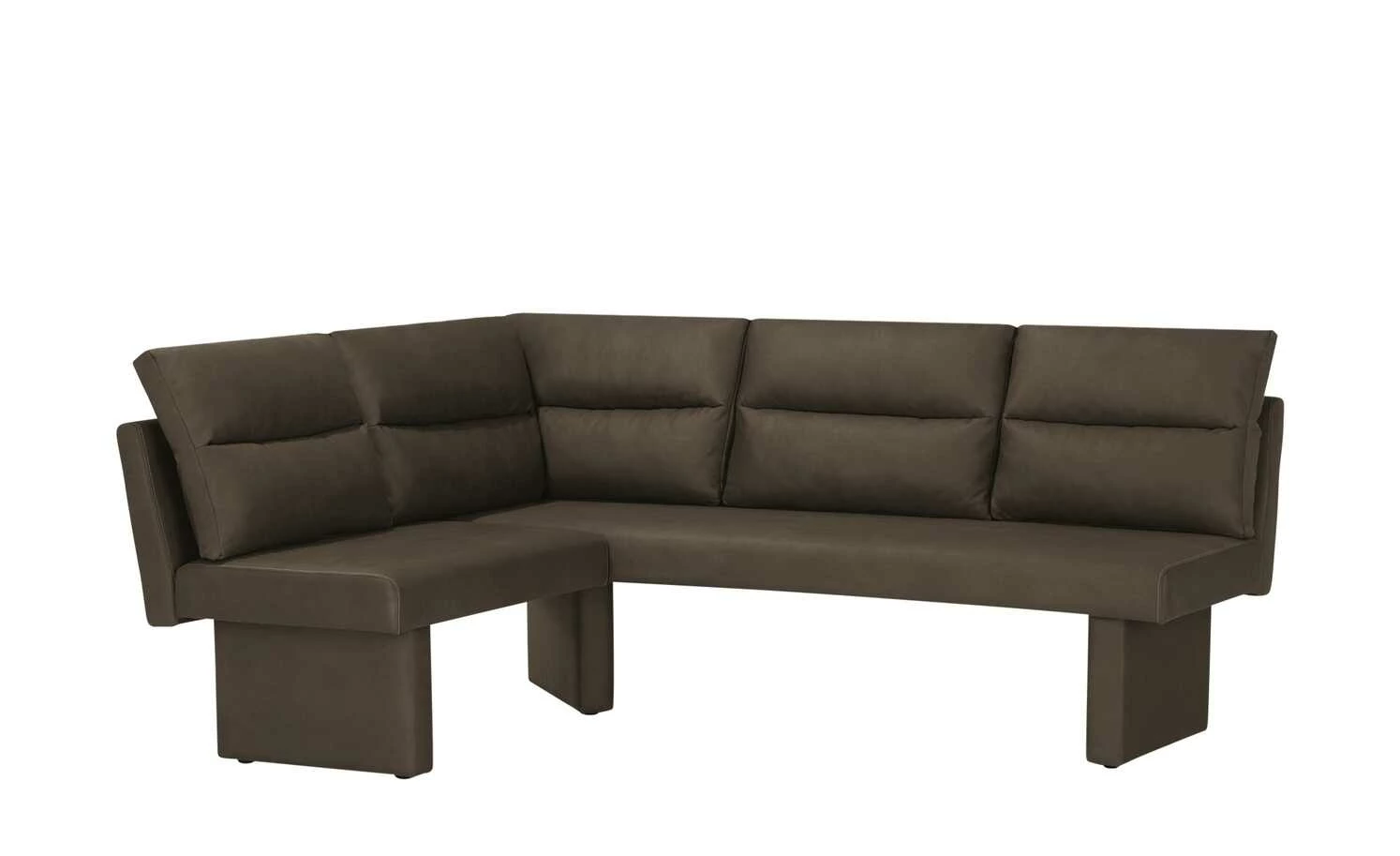 Mikrofaser Polster- Eckbank Pina | Braun rechts 2 Mikrofaser Polster- Eckbank Pina | Braun rechts – Bild 2