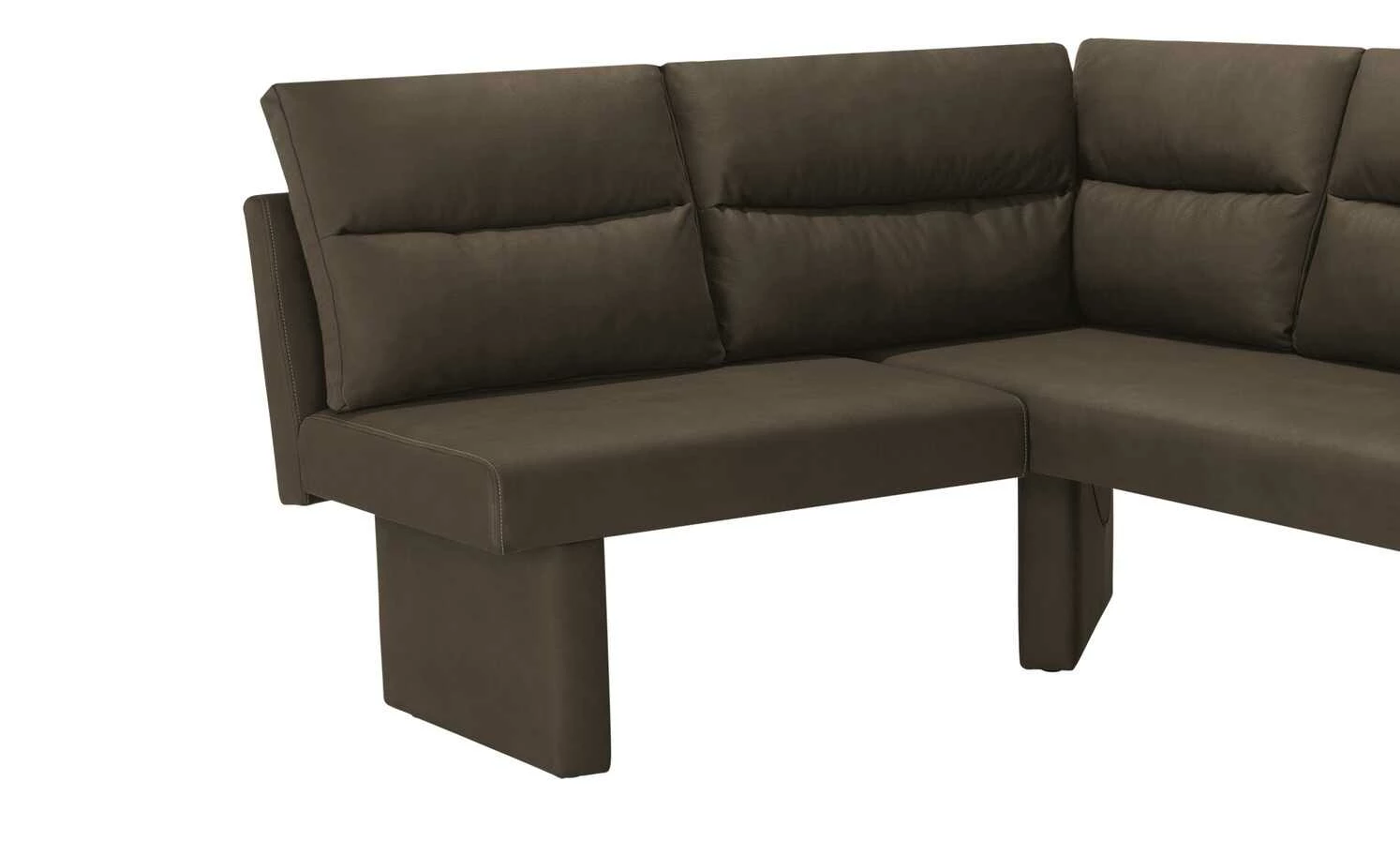 Mikrofaser Polster- Eckbank Pina | Braun rechts 7 Mikrofaser Polster- Eckbank Pina | Braun rechts – Bild 7