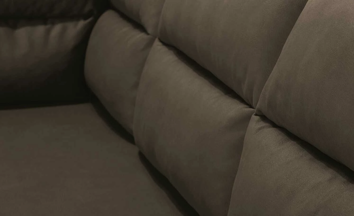 Mikrofaser Polster- Eckbank Pina | Braun rechts 8 Mikrofaser Polster- Eckbank Pina | Braun rechts – Bild 8