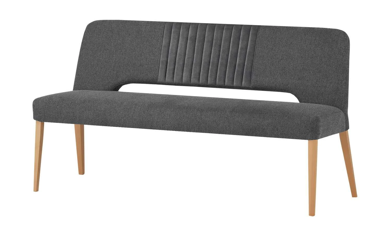 Woodford Polsterbank Ansgar | Eiffel Tower (Anthrazit) Buche 2 Woodford Polsterbank Ansgar | Eiffel Tower (Anthrazit) Buche – Bild 2