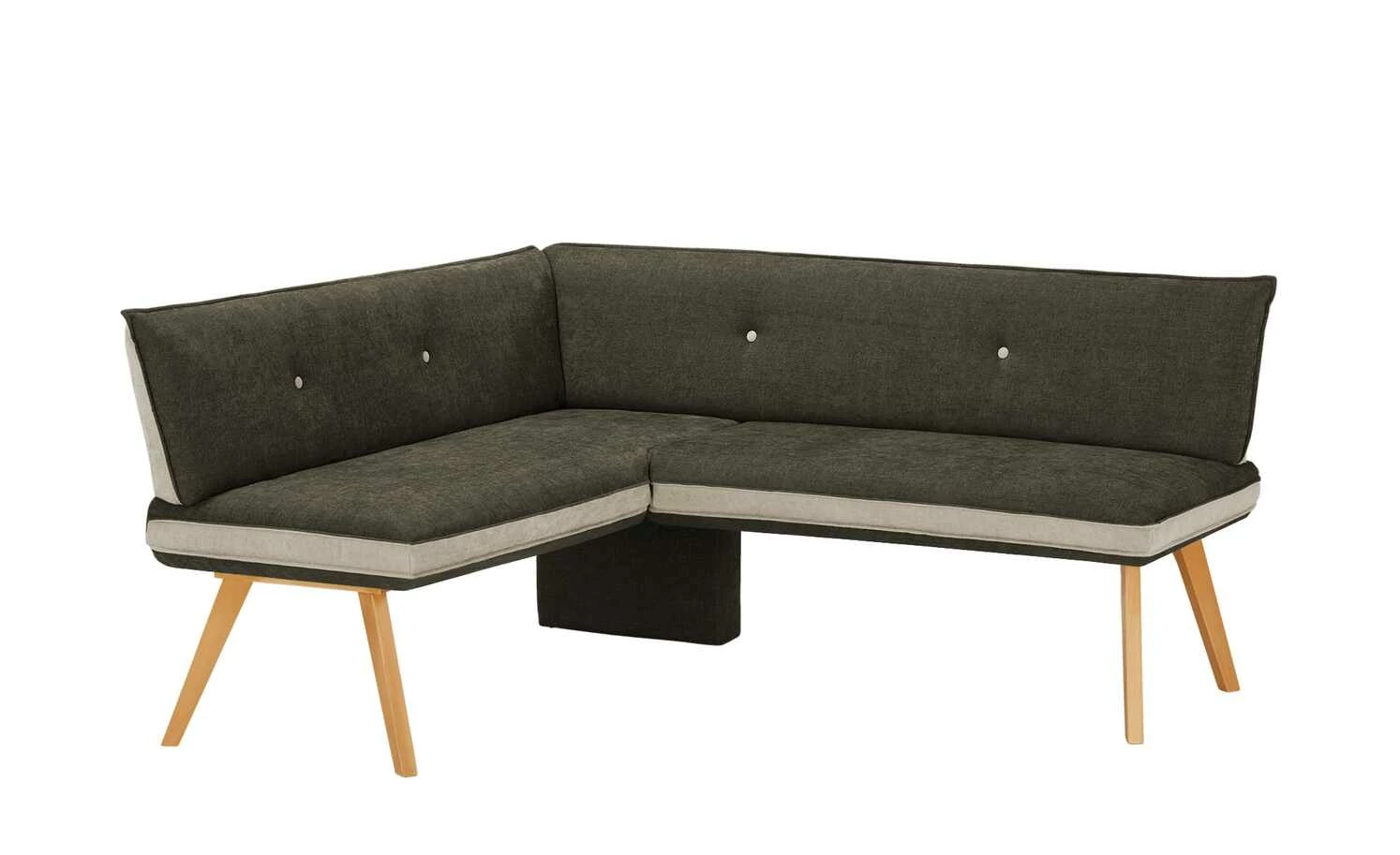 Woodford Eckbank Sunna | Kombi Grey (Grau / Beige) links Buche Schenkelmaß: 180 cm 2 Woodford Eckbank Sunna | Kombi Grey (Grau / Beige) links Buche Schenkelmaß: 180 cm – Bild 2