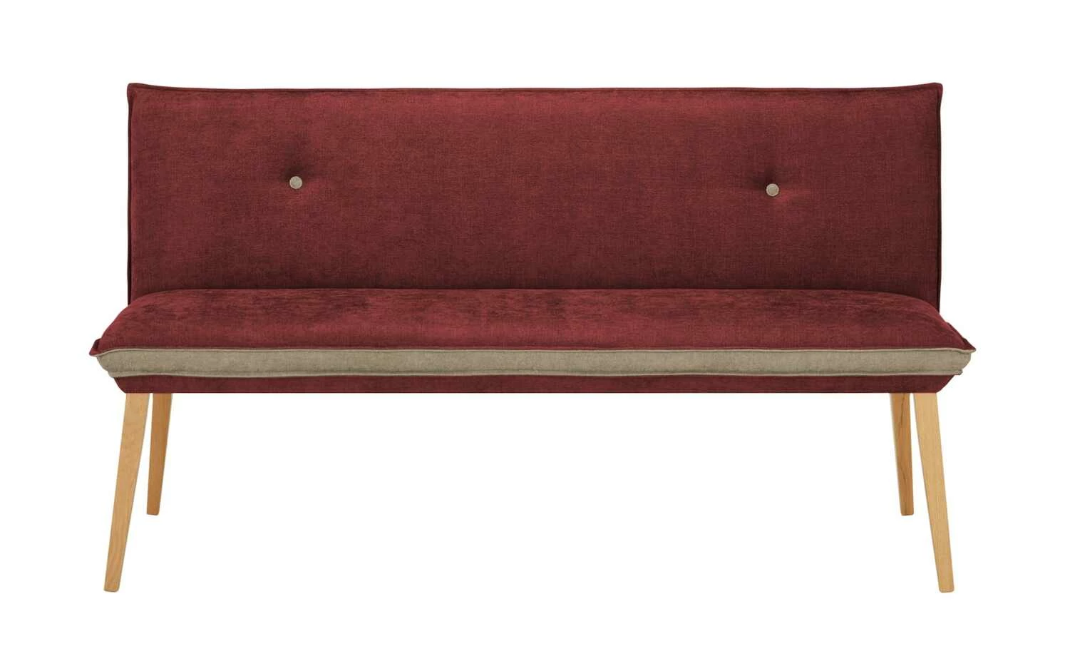 Woodford Polsterbank Sunna | Kombi Rosso (Rot) / Beige 159|cm 7 Woodford Polsterbank Sunna | Kombi Rosso (Rot) / Beige 159|cm – Bild 7