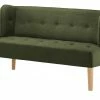 switch Küchensofa Webstoff Astonia | Dunkelgrün 160|cm