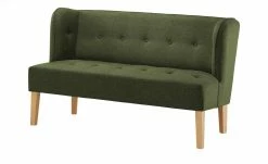 switch Küchensofa Webstoff Astonia | Dunkelgrün 160|cm