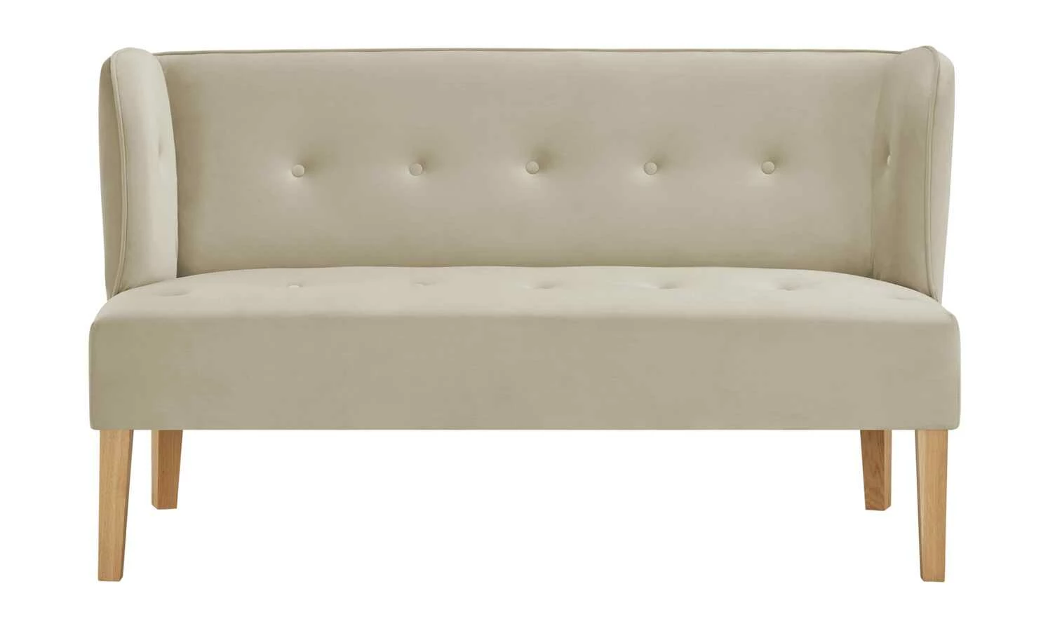 switch Küchensofa Astonia | Hellbeige Samt 160|cm 2 switch Küchensofa Astonia | Hellbeige Samt 160|cm – Bild 2