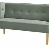 switch Küchensofa Astonia | Hellgrün Samt 160|cm