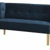switch Küchensofa Astonia | Dunkelblau Samt 160|cm