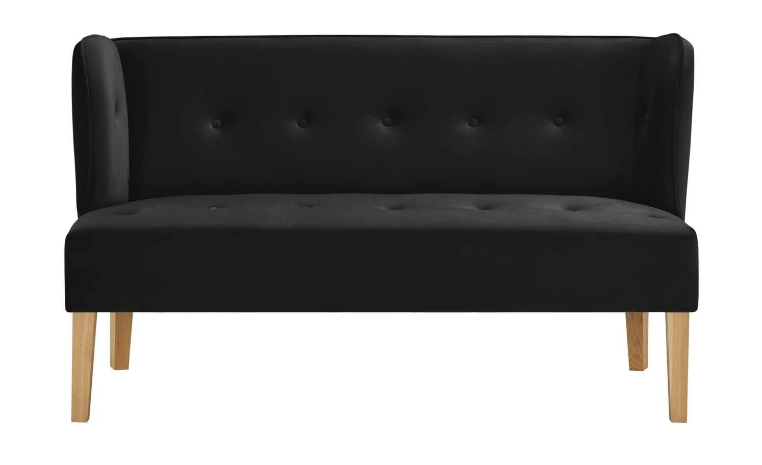 switch Küchensofa Astonia | Schwarz Samt 160|cm 3 switch Küchensofa Astonia | Schwarz Samt 160|cm – Bild 3