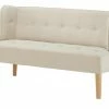 switch Küchensofa Webstoff Astonia | Hellbeige 180|cm