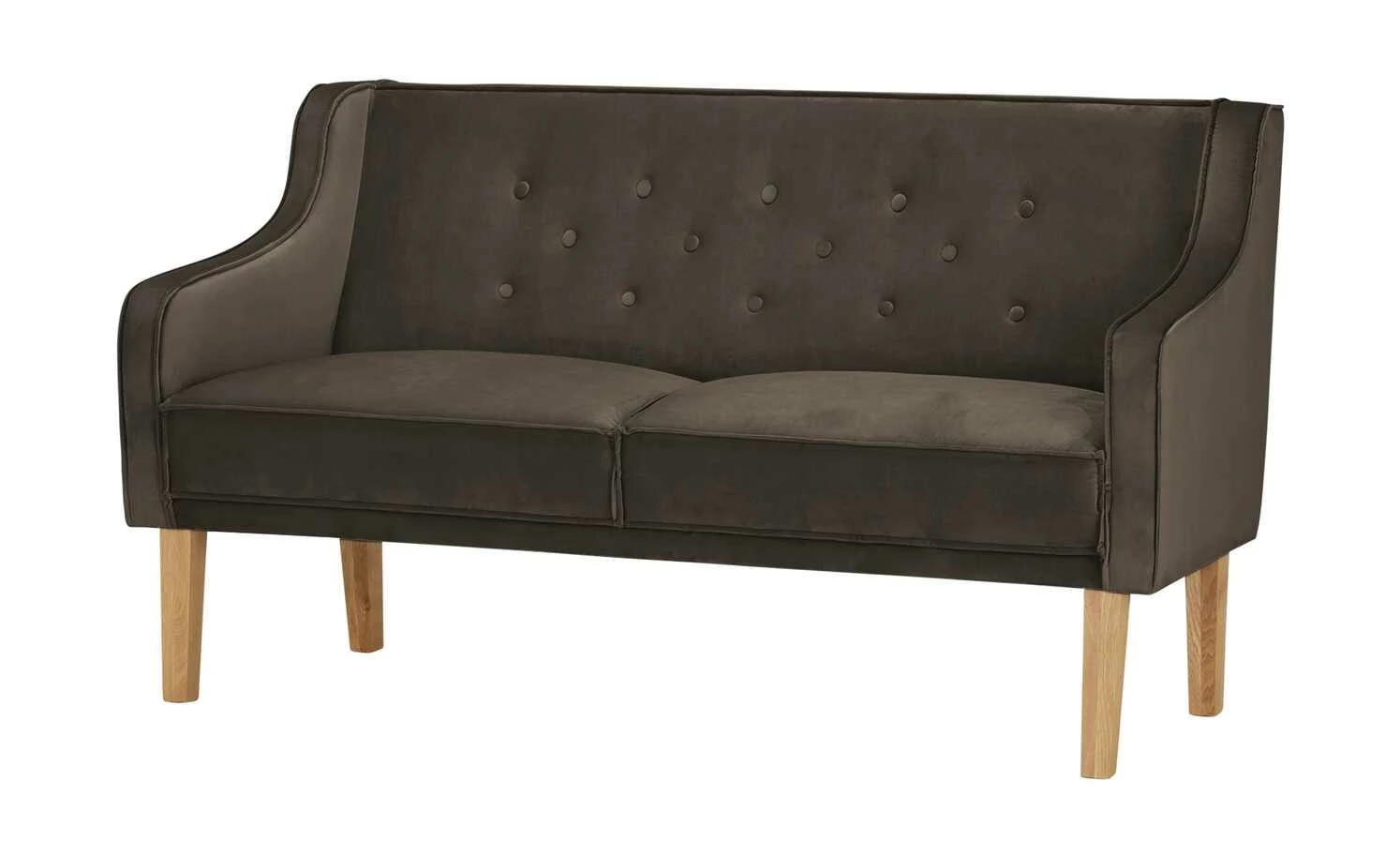 switch Küchensofa Samt Paula | Braun Samt 164|cm 1 switch Küchensofa Samt Paula | Braun Samt 164|cm