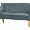 switch Küchensofa Samt Paula | Blau Samt 164|cm