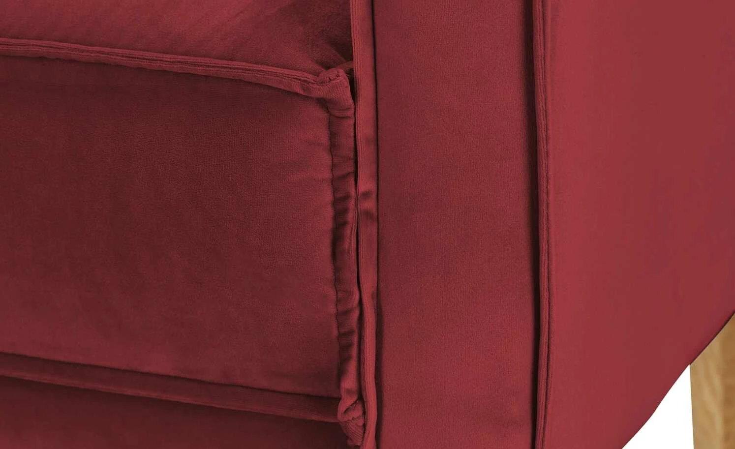 switch Küchensofa Samt Paula | Rot Samt 164|cm 2 switch Küchensofa Samt Paula | Rot Samt 164|cm – Bild 2