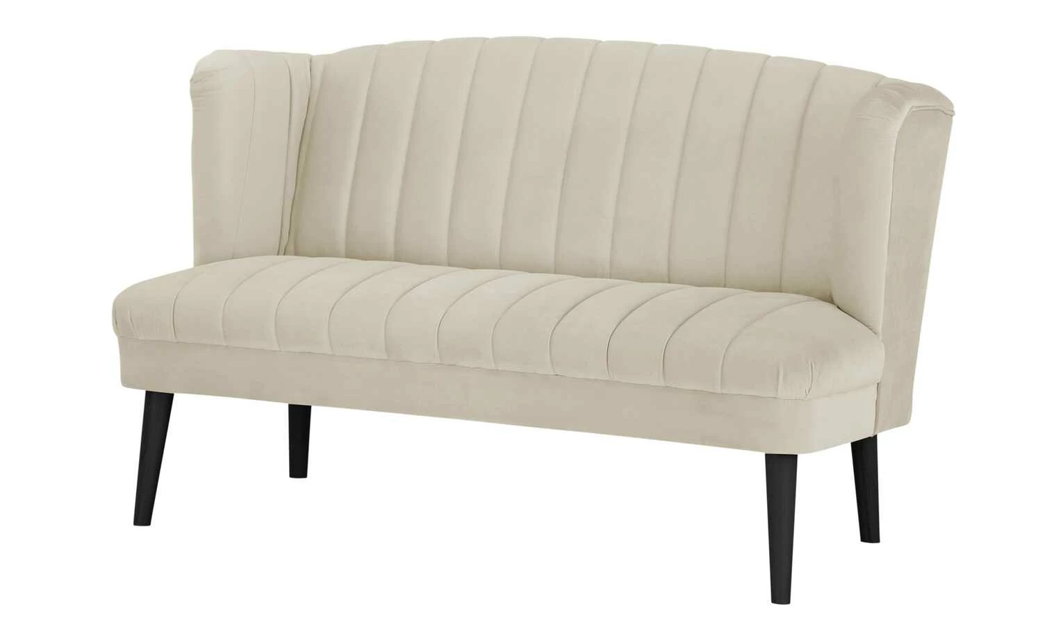 switch Küchensofa Samt Rina | Hellbeige Samt 156|cm 1 switch Küchensofa Samt Rina | Hellbeige Samt 156|cm