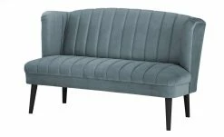 switch Küchensofa Samt Rina | Blau Samt 156|cm