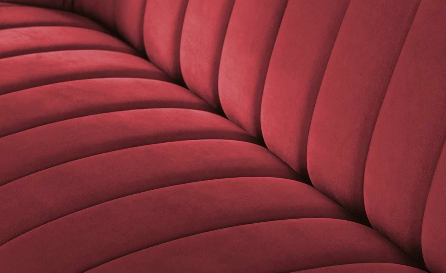 switch Küchensofa Samt Rina | Rot Samt 156|cm 3 switch Küchensofa Samt Rina | Rot Samt 156|cm – Bild 3