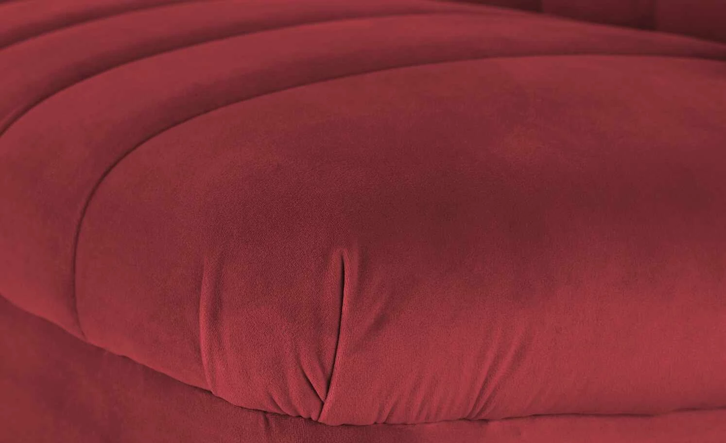 switch Küchensofa Samt Rina | Rot Samt 156|cm 4 switch Küchensofa Samt Rina | Rot Samt 156|cm – Bild 4