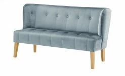 switch Küchensofa Samt Bella | Blau Samt 158|cm