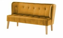 switch Küchensofa Samt Bella | Senfgelb Samt 158|cm