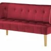 switch Küchensofa Samt Bella | Rot Samt 158|cm