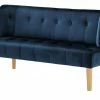 switch Küchensofa Samt Bella | Dunkelblau Samt 158|cm