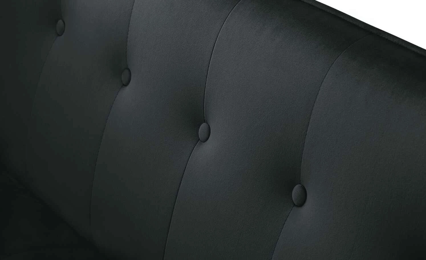 switch Küchensofa Samt Bella | Schwarz Samt 158|cm 7 switch Küchensofa Samt Bella | Schwarz Samt 158|cm – Bild 7