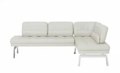 JOOP! Leder-Eckbank mit Sitztiefenverstellung Loft | Silber (Hellgrau) -Bänke Verkaufsladen 14306486 5 202104202233