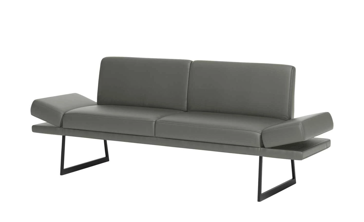 JOOP! Leder-Sitzbank Systems | Zinn (Grau) 232|cm 1 JOOP! Leder-Sitzbank Systems | Zinn (Grau) 232|cm