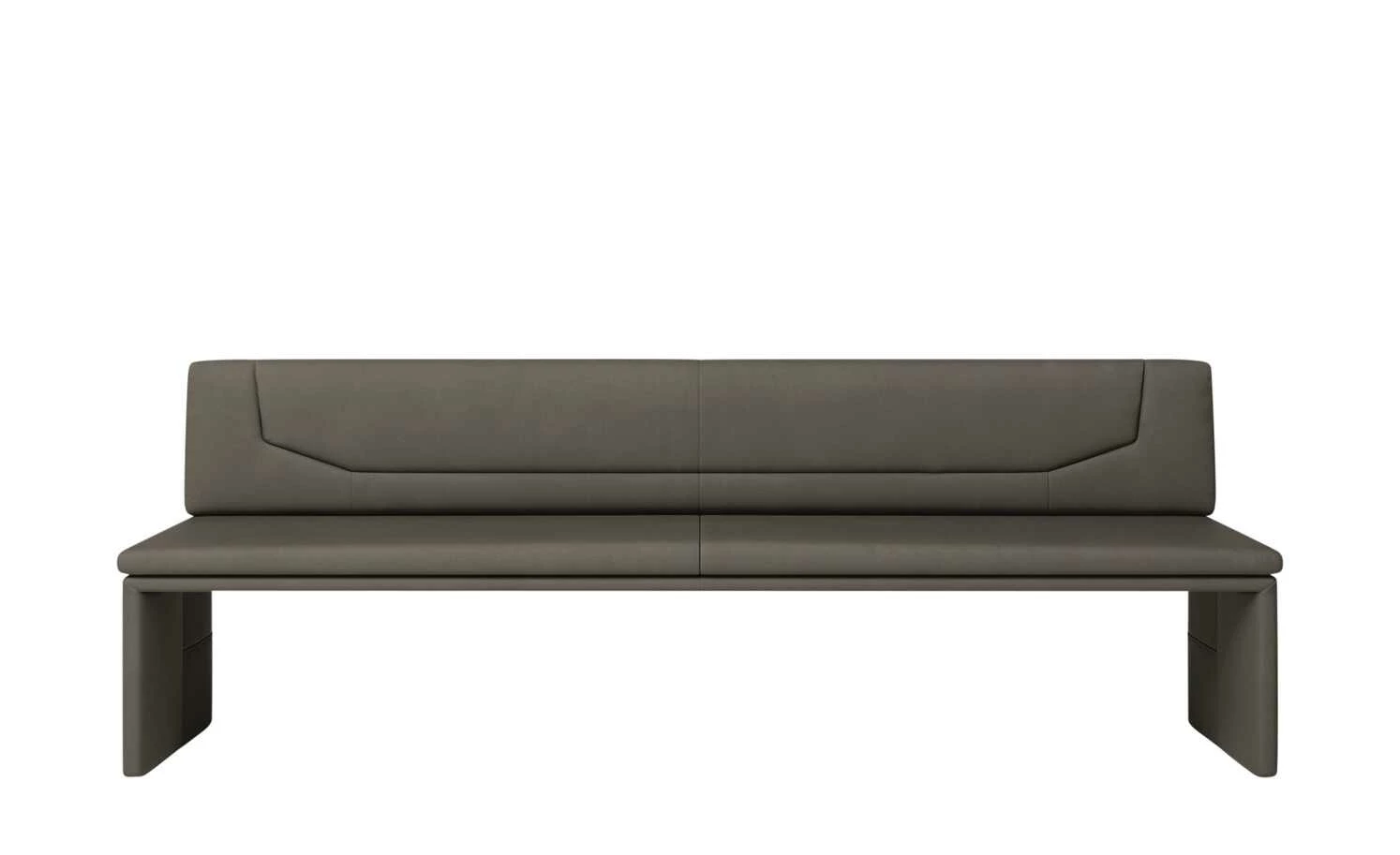 JOOP! Leder-Sitzbank Straps | Schlamm (Braun) 246|cm 2 JOOP! Leder-Sitzbank Straps | Schlamm (Braun) 246|cm – Bild 2