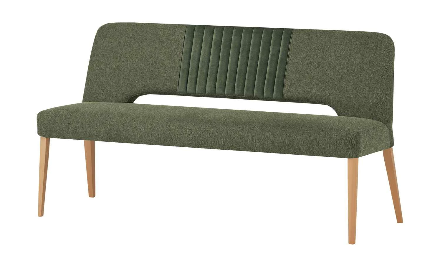 Woodford Polsterbank Ansgar | Rain Forest (Olivgrün) Buche 2 Woodford Polsterbank Ansgar | Rain Forest (Olivgrün) Buche – Bild 2
