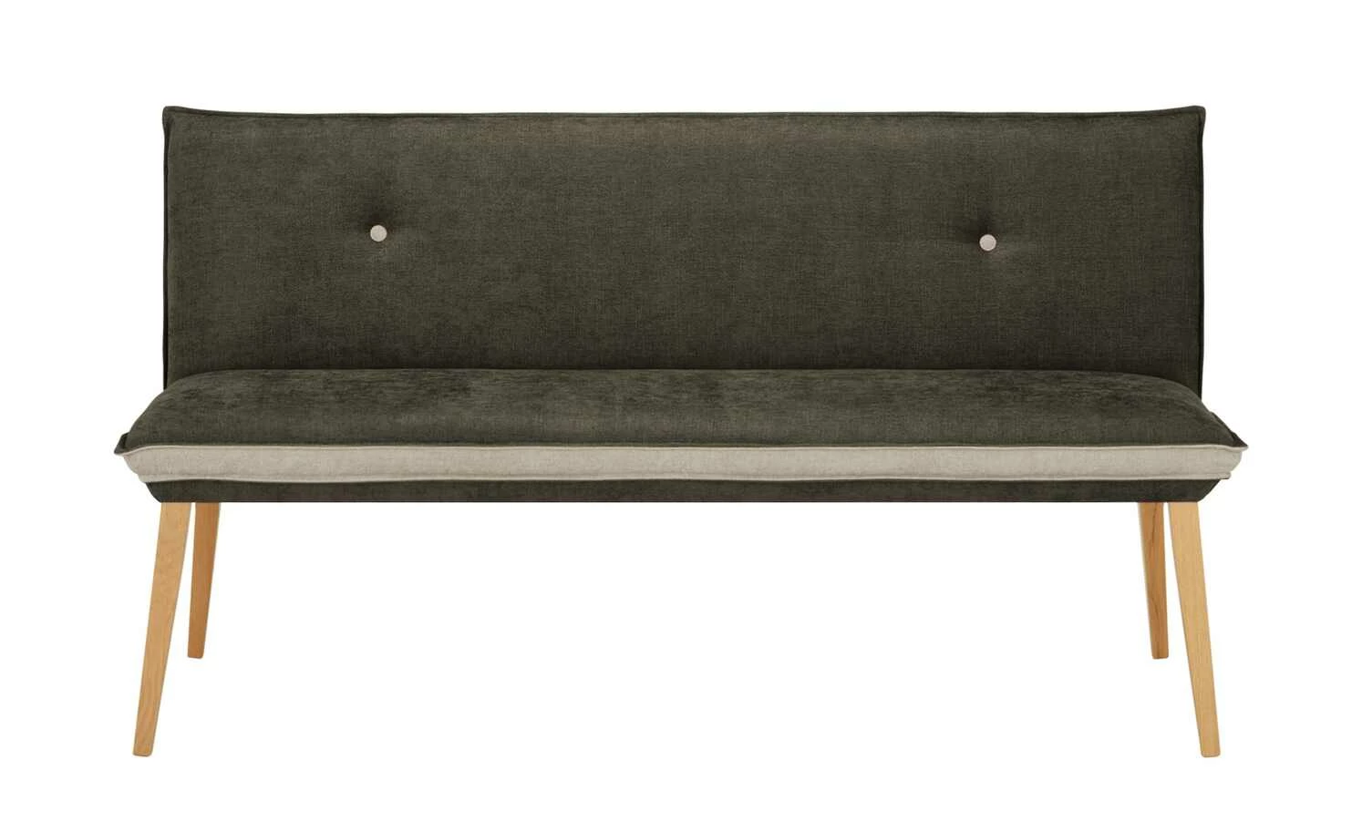 Woodford Polsterbank Sunna | Kombi Grey (Grau / Beige) 159|cm 3 Woodford Polsterbank Sunna | Kombi Grey (Grau / Beige) 159|cm – Bild 3
