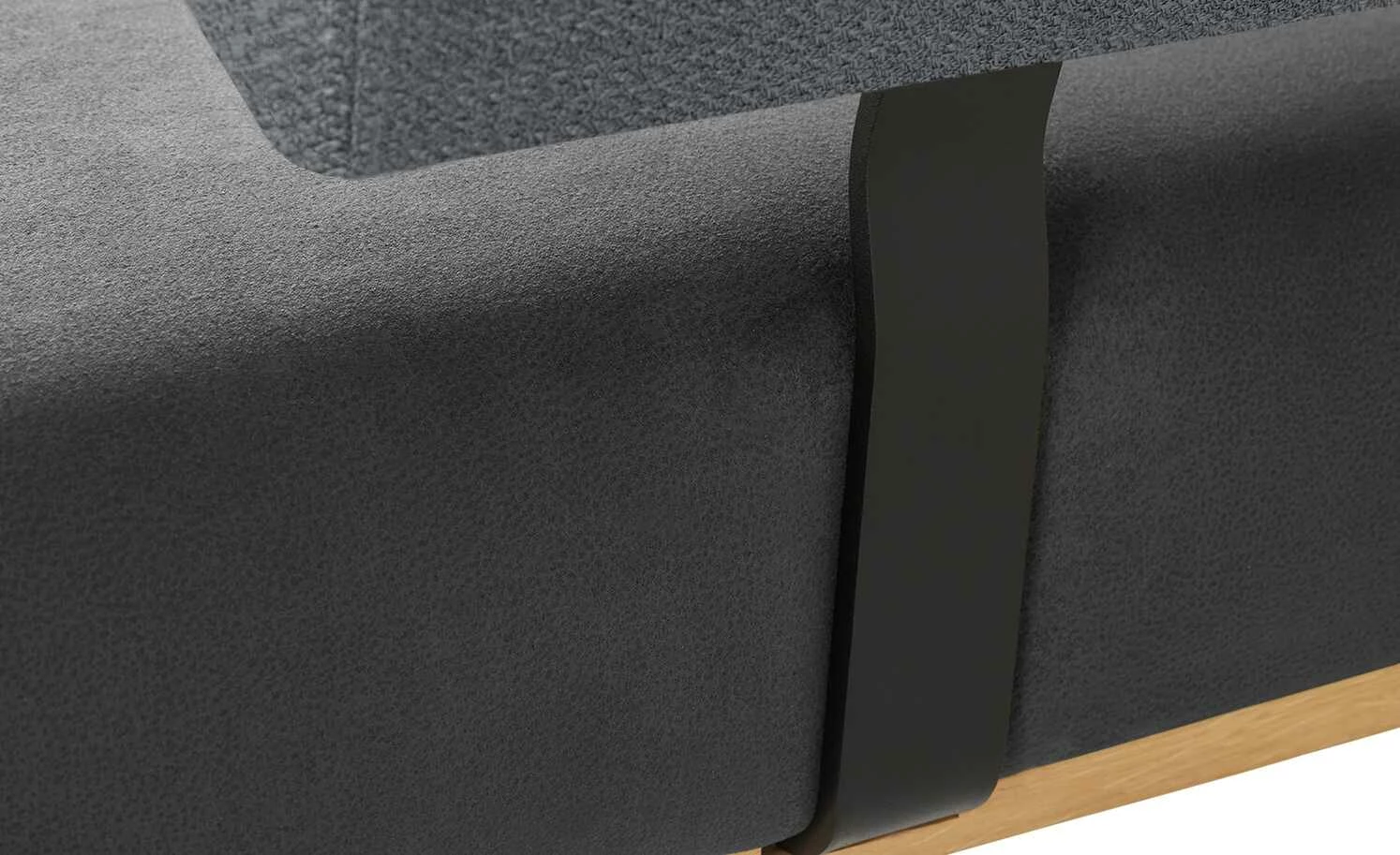 Woodford Polster-Eckbank Scala | Kombi Castle Rock (Anthrazit) rechts Schenkelmaß: 192 cm 6 Woodford Polster-Eckbank Scala | Kombi Castle Rock (Anthrazit) rechts Schenkelmaß: 192 cm – Bild 6