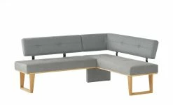 Woodford Polster-Eckbank Scala | Kombi Natural Gray (Hellgrau) rechts Schenkelmaß: 192 cm